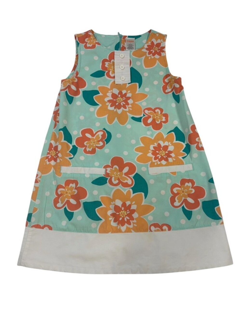 Gymboree “SUNNY CITRUS” Cotton Floral Size 7 Sun Dress